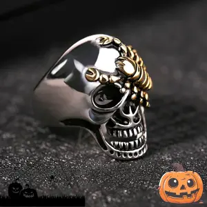1pc European and American Exquisite Gothic Domineering Ring Fashionable and Atmospheric Hip-hop Ring Decoration Toy, A Holiday Gift for Friends and Family, Suitable for Daily Wear