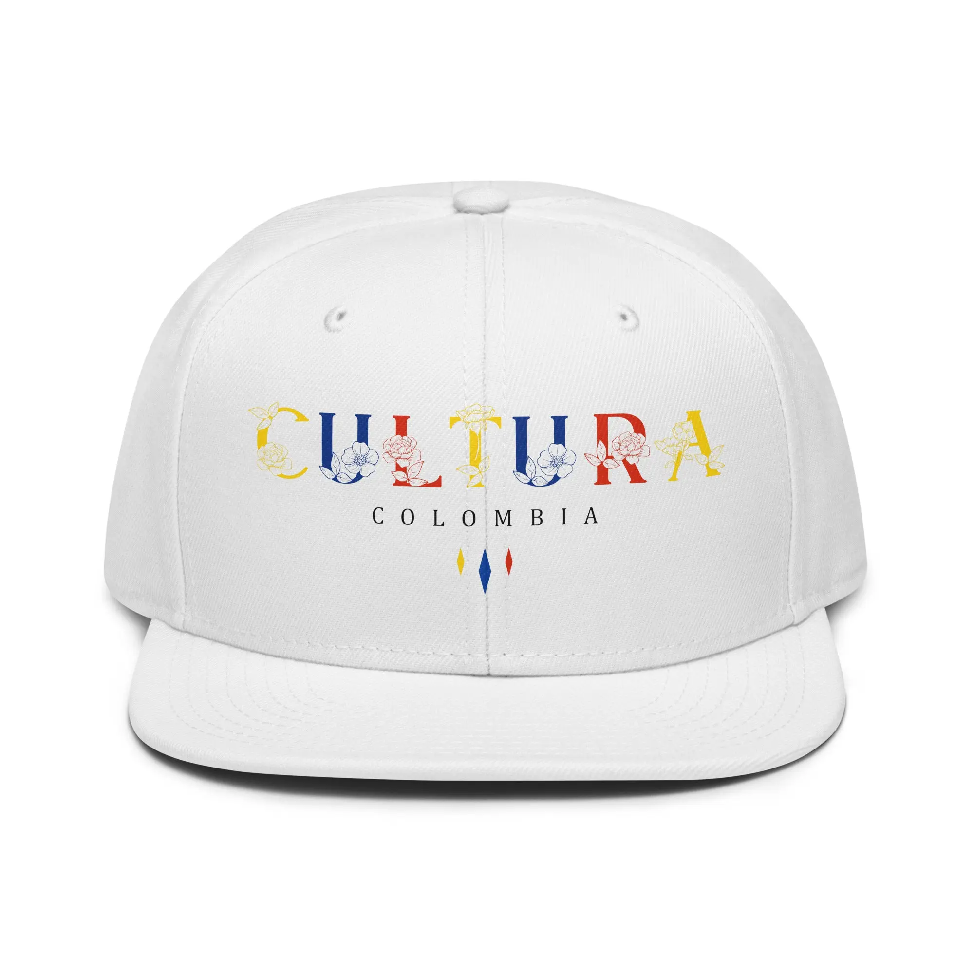 Colombia Snapback – White