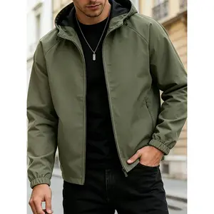 Zip-up jackets, vintage washed coats, streetwear hoodies, unisex soft material casual fashion essential tops for men