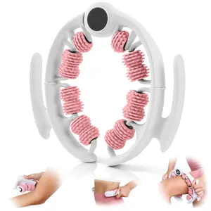 Massage Tool Muscle Roller - Deep Fascia Massager & Dimpled Skin Remover for Legs, Thighs & Buttocks - Anti-Cellulite Roller, Smooth Skin, Pain Reliefs