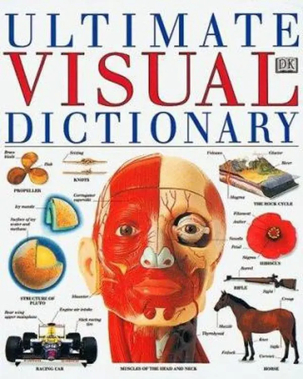 USED Book - Ultimate Visual Dictionary by DK Publishing (Paperback) - english