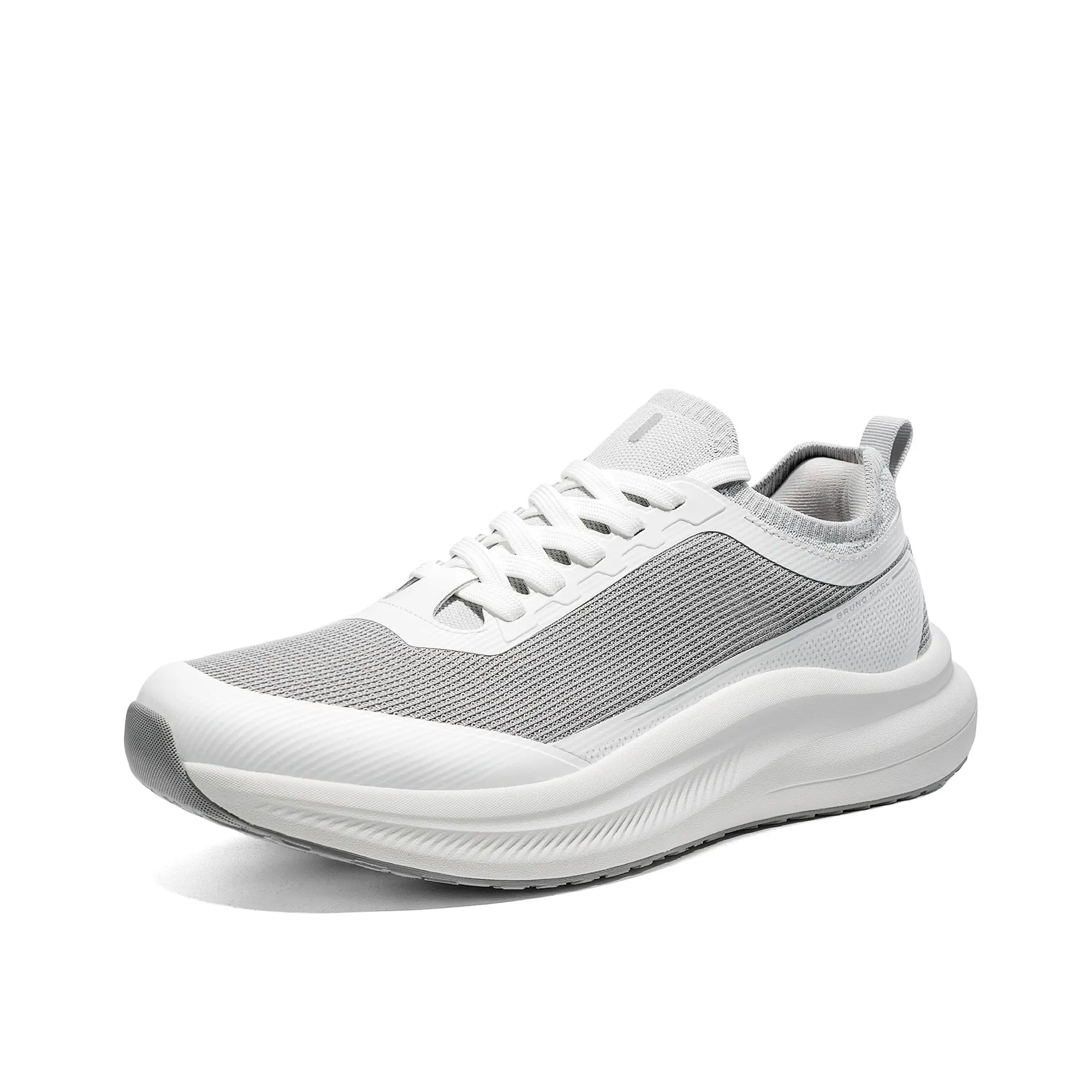 【BRUNO MARC Anniversary】 Men's Closed Airmesh Casual Trainers - Anti-Slip, Lightweight, Cushioning, Breathable Athletic Shoes for Running, Casual Walking, Anti-Slip Casual Trainers tiktokshopbacktoschool