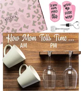 Wine Gifts for Women Who Have Everything Unique Funny Wine Glasses Rack with Special Design Gift Box Perfect for Christmas Birthday and Special Occasions