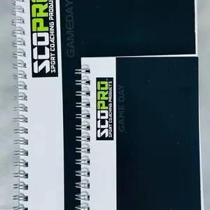 SCOPRO Gameday Notepad - 50 Games Spiral Bound Notebook for Soccer Coaches