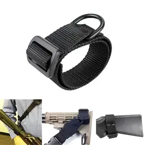 Universal Heavy-Duty Tactical Sling Adapter with Sturdy D-Ring - Reinforced Nylon Fabric for Enhanced Durability - Perfect for Hunting, Outdoor Activities, and Tactical Operations