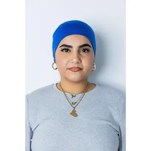 Jersey Under Scarf Tube Cap - Royal Blue