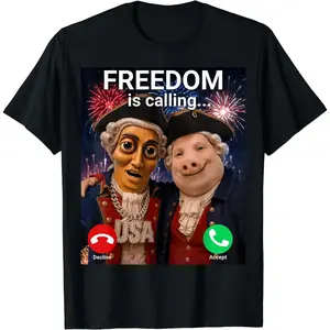 John Pork Fourth of July Tung Tung Tung Sahur T-Shirt