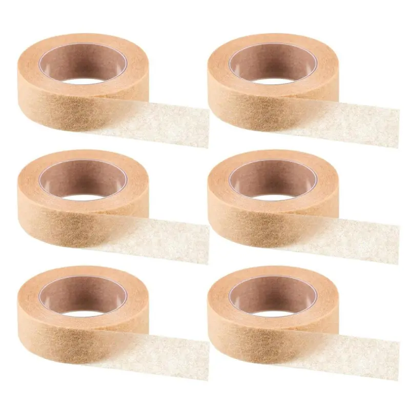 Self Adhesive Bandage Tape (6 Counts), Breathable Nose Tape, Multifunction Sports Tape, Elastic Bandage Tape for Outdoor, Travel, First Aid