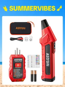 AstroAI Circuit Breaker Finder Kit with GFCI Outlet Tester, Electrical Tester Tool for Home/Workshop Circuit Tracing, Quick and Accurate Locating, Home electrical safety, Voltage Tester, Power Circuit Tester