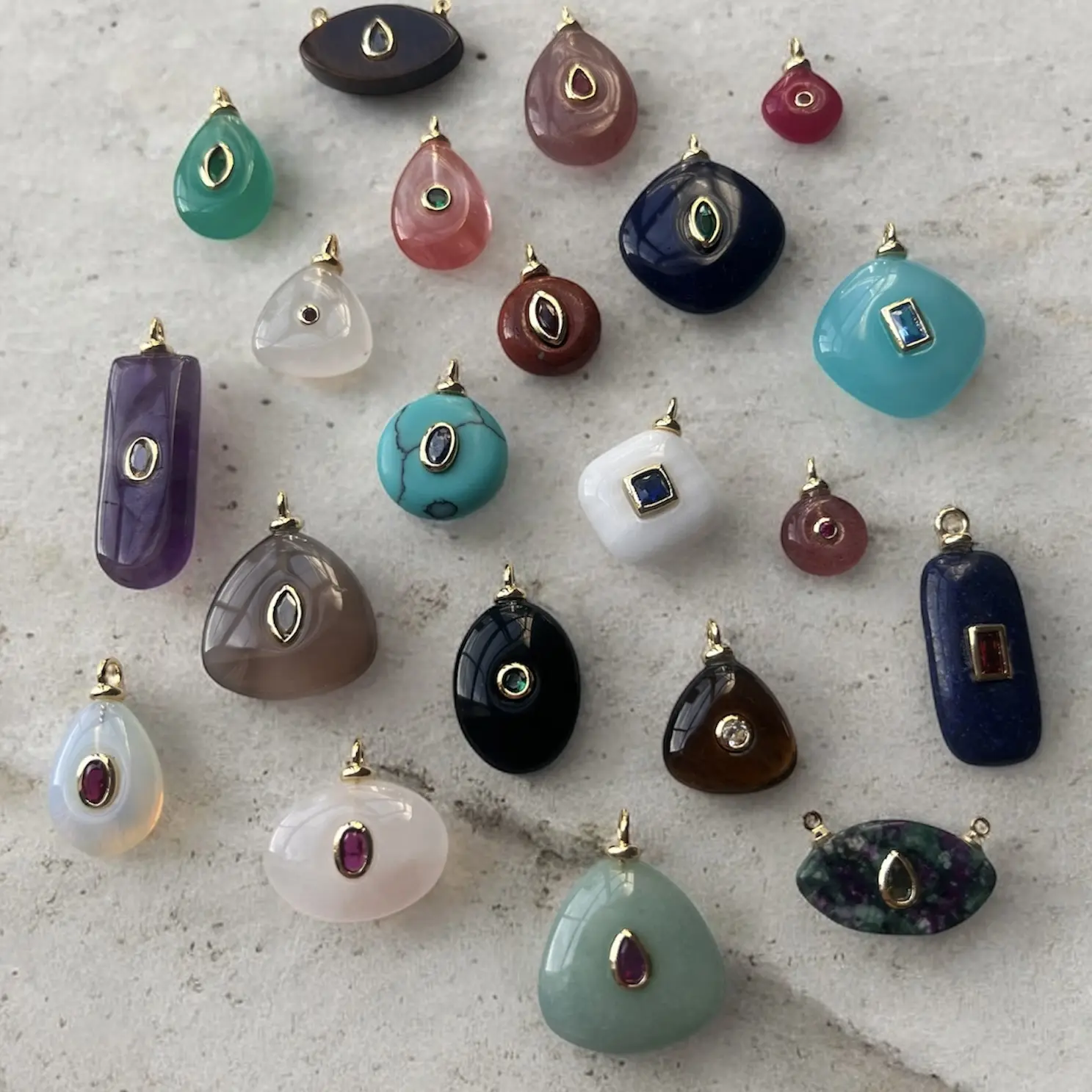 Piedra Charm Multicolor