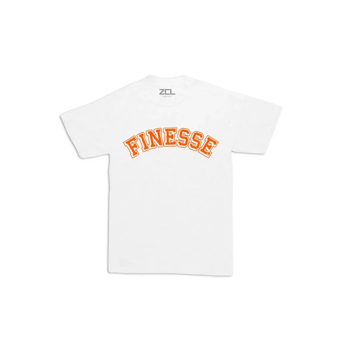 Oversized Finesse Tee (Orange Logo)