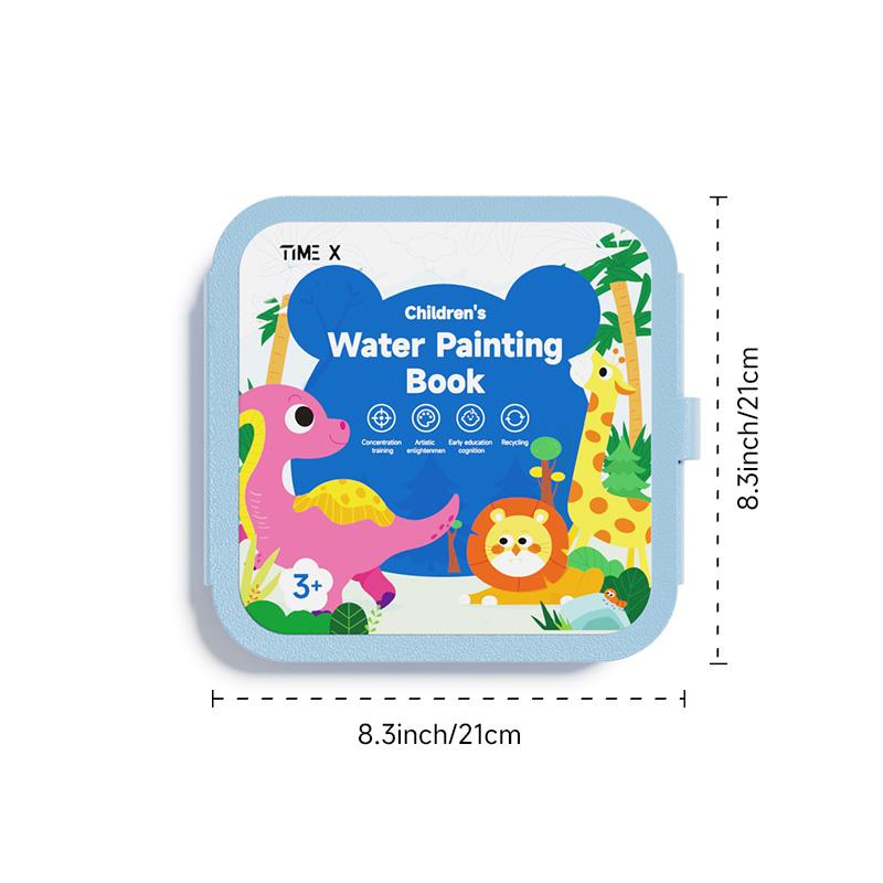 Happygo Water Coloring and Doodle Books for Toddlers, Paint with Water Activity Books, Travel Toys for Kids Watercolor Painting Art Supplies,Valentine's Day