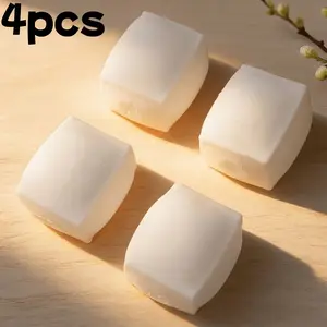4 Pack Slow Bounce Stress Relief Toy, Creative Simulated Flour Tofu, Squishies, Birthday Gift, Christmas Party Present, Best Parental Gift for Kids