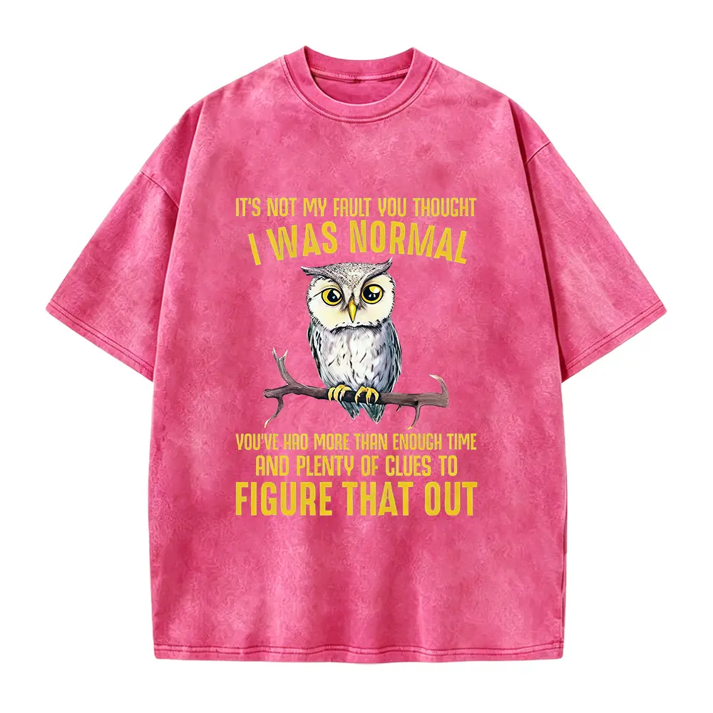 Funny Owl T-Shirt: Sarcastic Humor, Animal Lover Gift