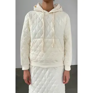 QUILTED HOODIE