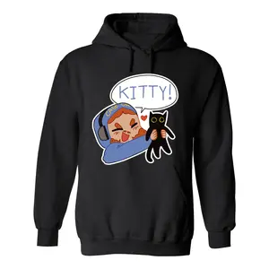CaseOh Streamer Kitty Hoodie, CaseOh Kitty T-Shirt Unisex