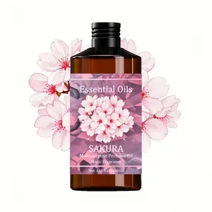 Christmas Gift! 100ML Cherry Blossom Scented Luxury Multifunctional Essential Aromatherapy Oil, Long-Lasting Fragrance, Home Use, Nail Hair Skin Care, Unisex, Therapeutic