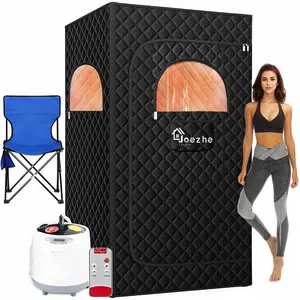 Portable Steam Sauna, Personal Full Body Home Sauna Tent, Indoor Sauna Box for Home Relaxation with 3.0L 1200W Steam Generator, Remote Control, Timer, Foldable Chair (68.5"*39.7"*30.3")