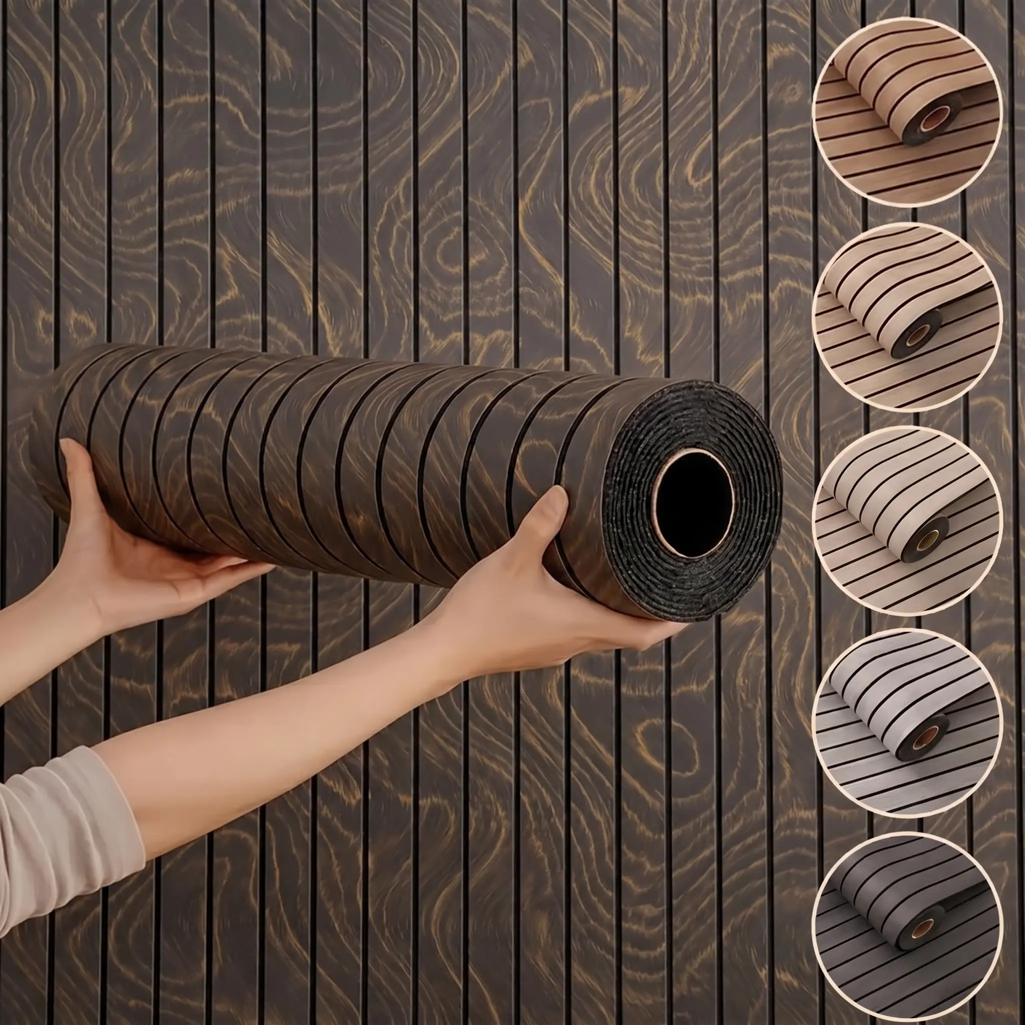 Extra Thick 3D Vintage Wood Grain Vinyl Self-Adhesive Wallpaper, Removable Washable Waterproof, 1 Roll (15.7*118.1 in) for DIY Projects in Kitchen, Bathroom, Home Improvement stick backsplash