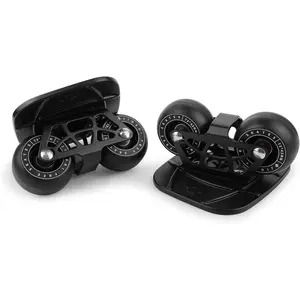 FreeSkates Portable Roller Road Drift Skates Plate, with  Alloy Deck Non-Slip, Board Split Skateboard with PU Wheels High-end Bearings