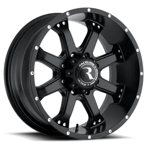 Raceline 991B Assault 18x9in / 8x165.1 BP / 18mm Offset / 125.2mm Bore - Satin Black Wheel