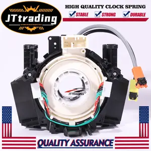 JTtrading Automotive Steering Wheel Clock Spring Spiral Cable Replaces 25560-ZC32B Fits for Nissan Armada SE / LE / SL / SV 5.6L V8 (2005-2015) Replacement Part Non-Angle Sensor