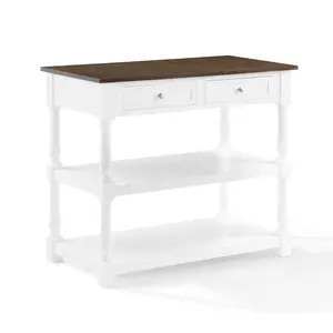 Crosley Caitlyn Wood Top Kitchen Island