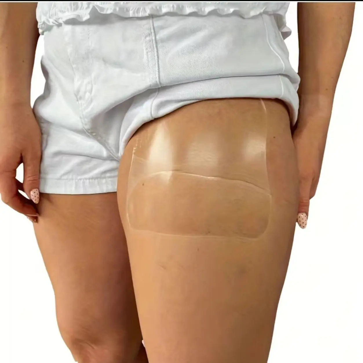 Fashion Invisible Lift Tape, Sweat-Proof Thigh Chafing Friction Tape, Comfortable Fit, Instant Slimming Clear Tape for Thighs, Ideal for Outdoor Activities