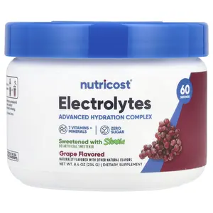 Nutricost Electrolytes, Advanced Hydration Complex, Grape, 8.4 oz (234 g)
