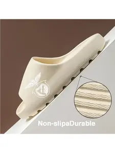 Tough Eagle Crest Slippers - Retro Shield Print for Street Style