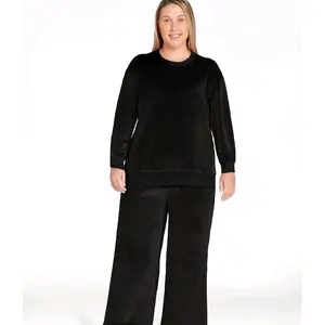 Joyspun Soft Long Sleeve 3 Piece Pajama Set for Women - Comfortable Loungewear Pjs - Nightwear Lady Homewear pajama set