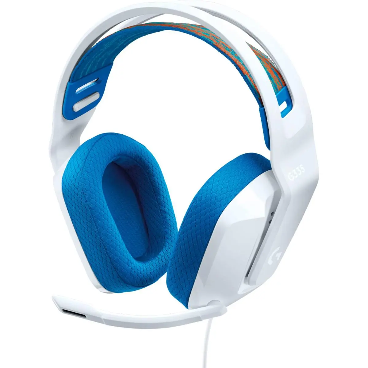 Logitech G G335 Wired Gaming Headset, White