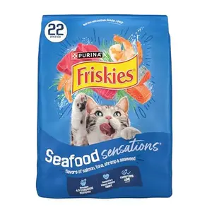 Dry Cat Food Seafood Sensations With Salmon, Tuna, and Shrimp Flavors - 22 lb. Bag