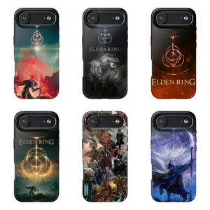 Custom Elden Ring Erdtree & Knight Art Print Shockproof Phone Case - Protective Casing with Resistance for iPhone 17/16/15/14/13/12/11, Samsung S21-S25 - Ideal Gift for Soulsborne Fans