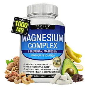 Summer Wins Toplux Magnesium Complex 8 EssentialMagnesium Supplement -4PL Vitamin Dietary Edible Bathroom