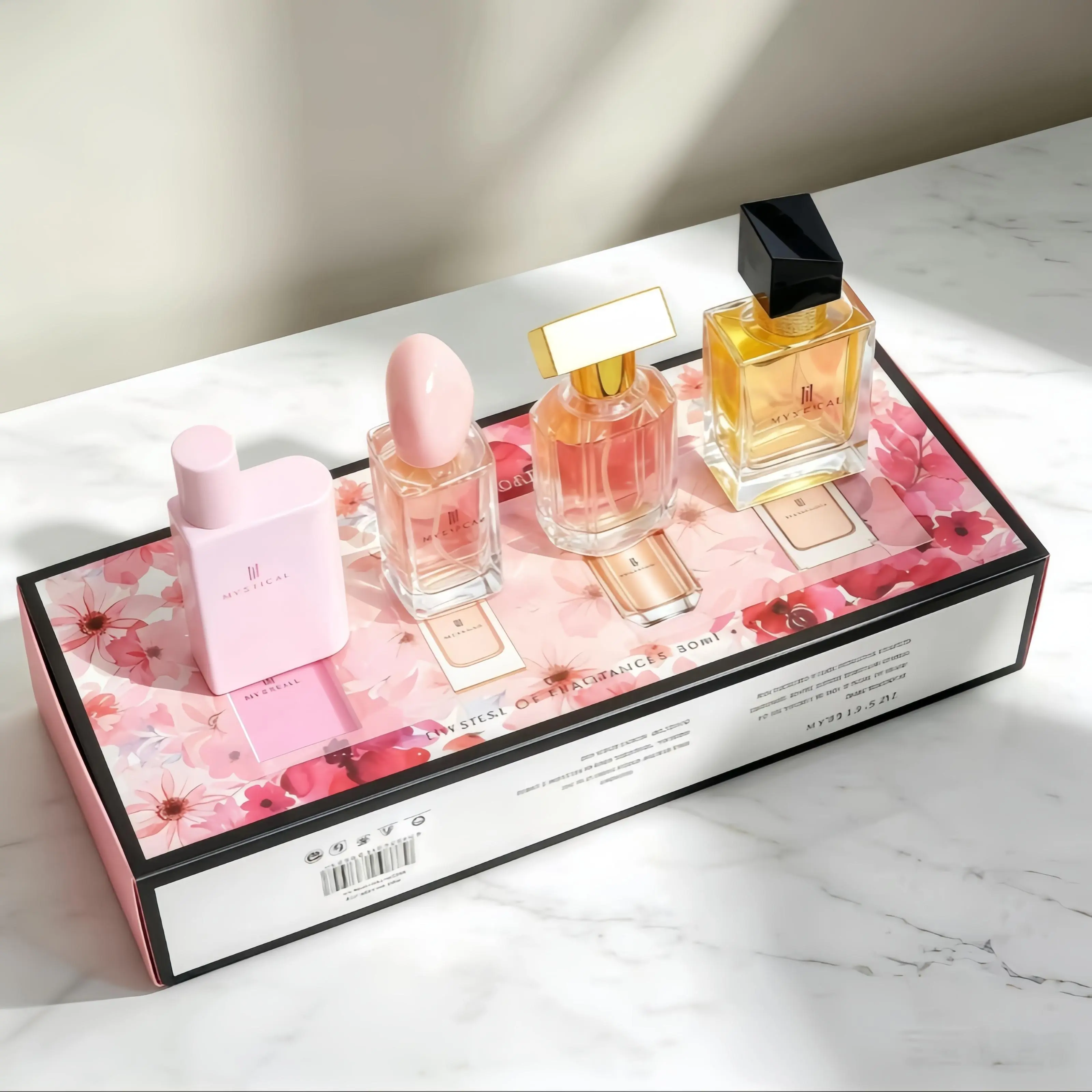 Women's Mystical Pheromone EDP Perfume Set - 4x30ml Premium Long-Lasting Fragrance Set with Floral, Fruity, Vanilla, Citrus Scents - Travel-Ready for Daily Use, Birthdays, Angel Elf Themed Varieties