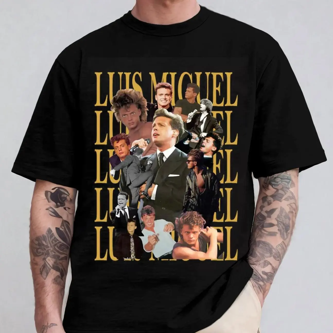 Luis Miguel El Sol de México T-Shirt, Vintage Latin Music Graphic Tee, Retro Singer Shirt, Unisex Apparel t10041674