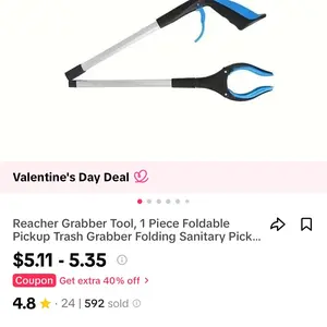 Reacher grabber tool Reacher grabber tool