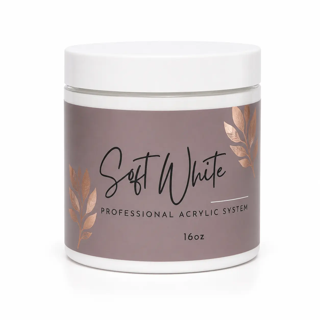 Soft White Acrylic Nail Powder - Clearance - 16oz