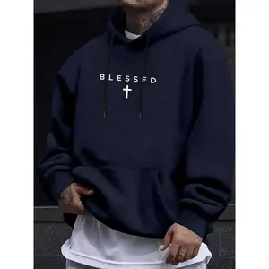 Hooded Letter Print Hoodie, Super Soft Breathable Fashion Pullover, Casual Round Neck Sweatshirt for All Seasons, Street Style