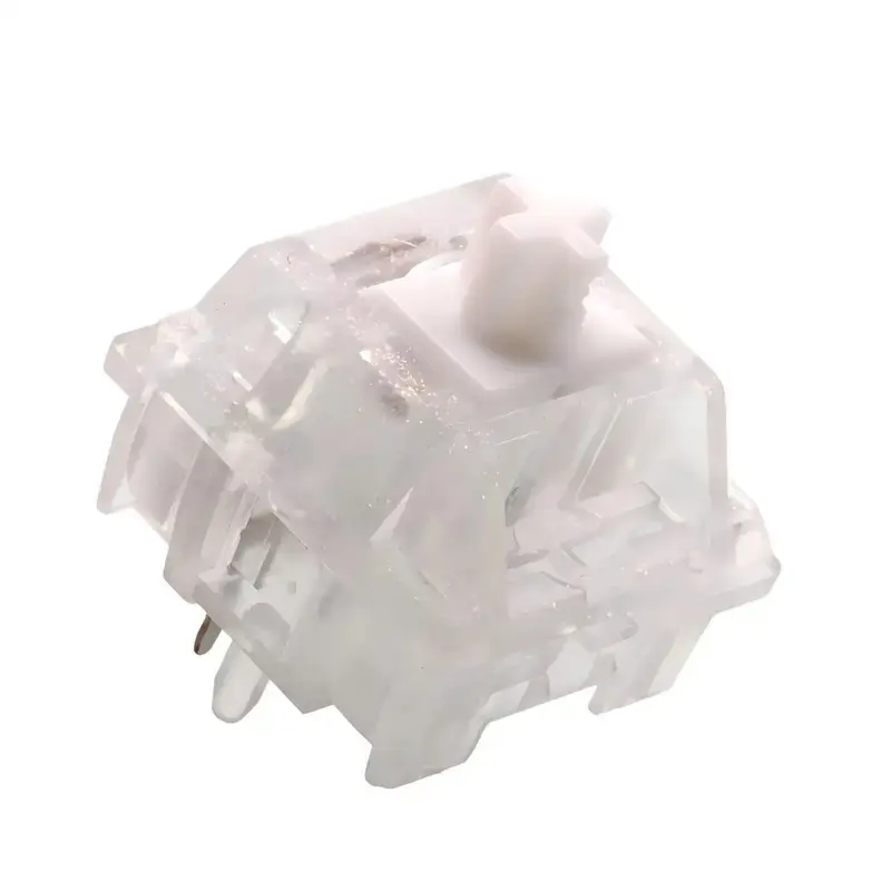 Mirror Silent Tactile Switches Pre-Lubed 5-Pin HotSwap KT0 Stem KTT for MX Mechanical Keyboard