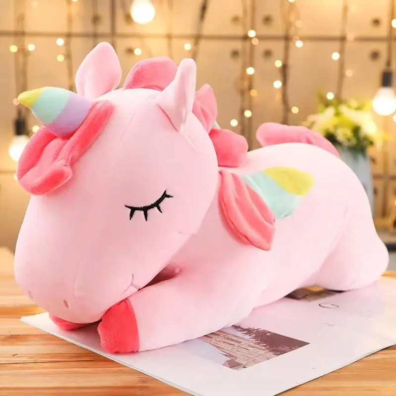 Adorable Unicorn Plush Stuffed Toy, Super Soft Fluffy Cartoon Pillow Plush Toy for Gift, Cartoon Unicorn Throw Pillow Car Home Ornament, Creative Birthday Gift, Soft Stuffed Animal, Cuddly Stuffed Animal, Huggable Stuffed Animal, Cute Stuffed Animals