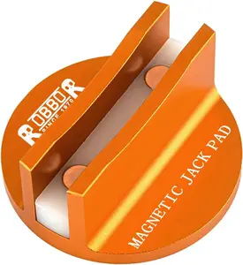 Jack Pad Aircraft Grade   Jack Pad Heavy Duty Pinch Weld Jack Pad with Large Slotted, Jacking Puck Pinch Weld Frame Rail Adapter for  of  and Floor Jacks, Jack Stand