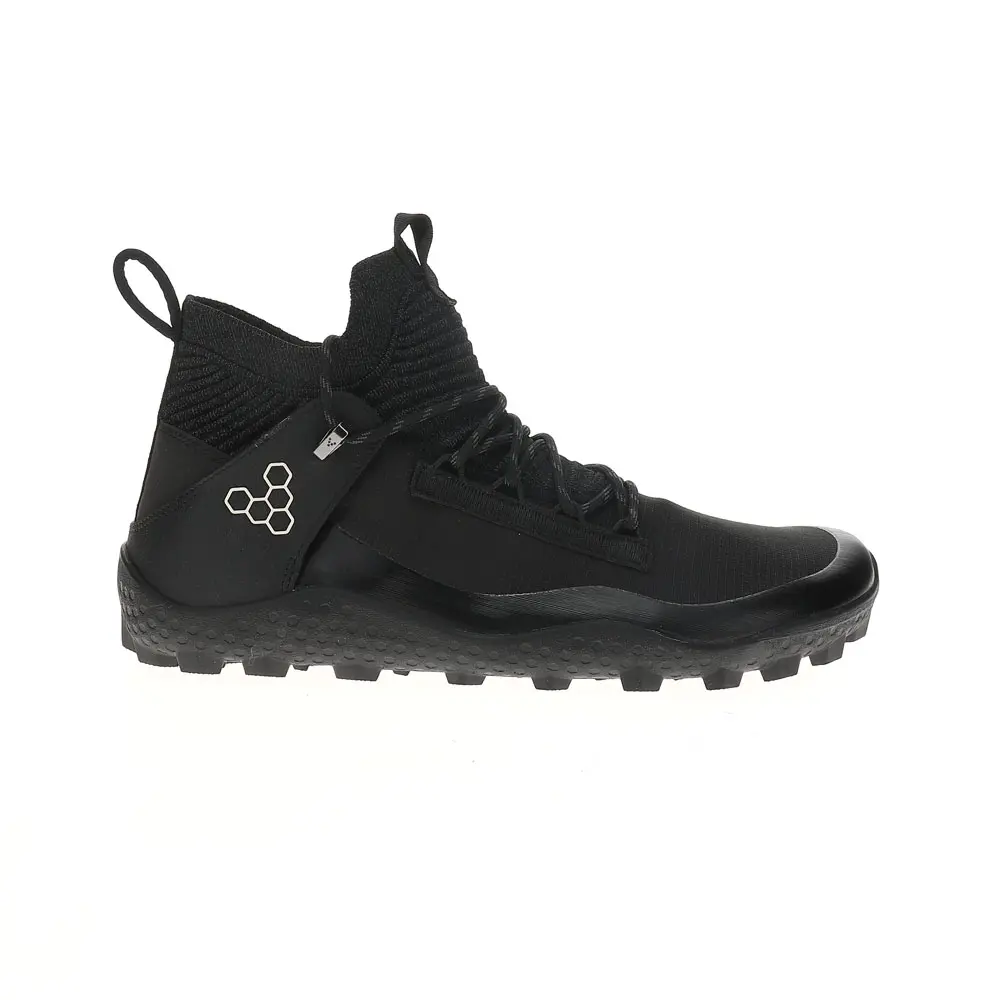 Vivobarefoot Mens Magna Lite Water Resistant Sg Round Toe Hiking Hiking Casual Boots Ankle - Black Vivobarefoot Mens Magna Lite Water Resistant Sg Round Toe Hiking Hiking Casual Boots Ankle - Black