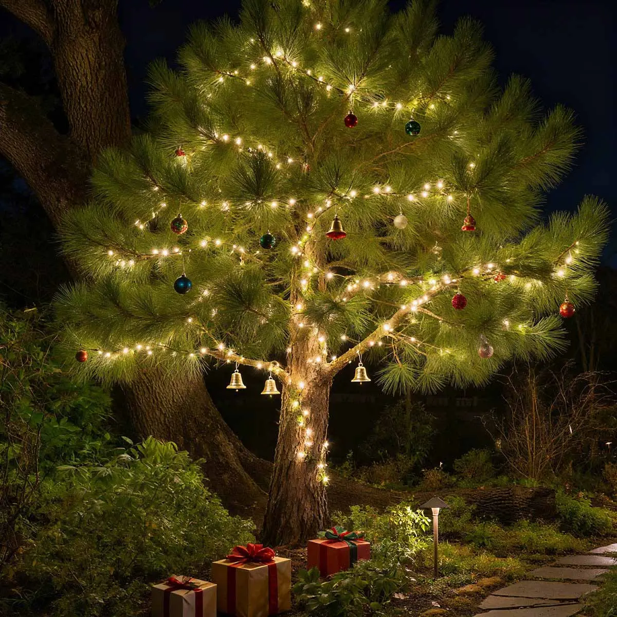 Yescom 110V Commercial String Lights Mini Xmas Lights 200ft - (4x)50ft