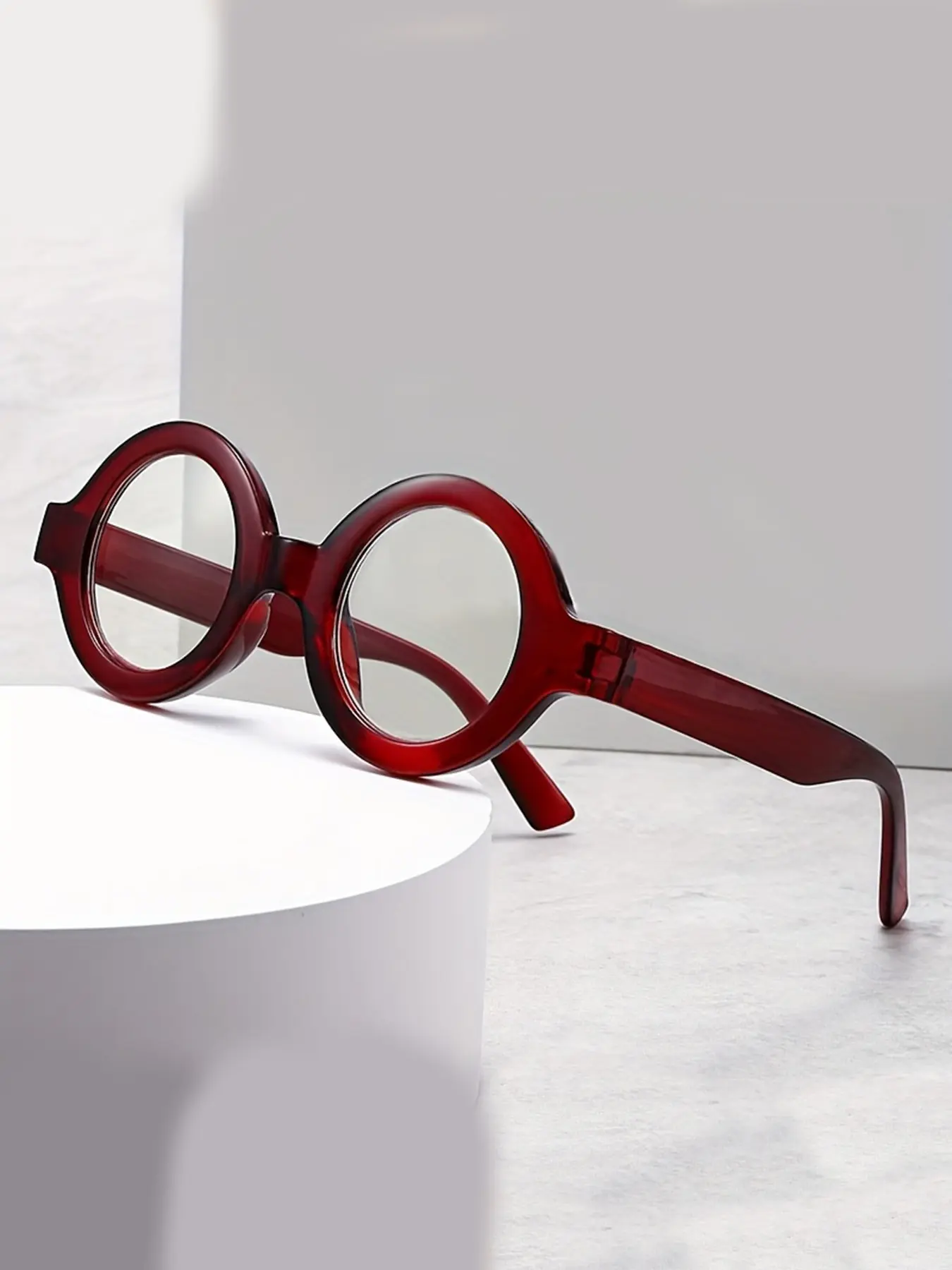 Small Frame Glasses, Plain Blue Light Blocking Glasses, Anti Blue Glasses, Simple Daily Use, Square Frame, Suitable for Men and Women, Work and Fashion Accessories, PC Frame Eyewear, Stylish Protective Glasses, Stylish Eyeglass
