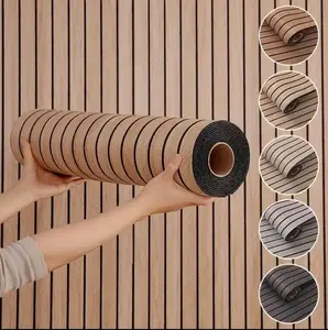 Summervibes Extra Thick 3D Vintage Wood Grain Self-Adhesive Wallpaper Removable Washable Waterproof Moisture-Proof 1 Roll Perfect for DIY Projects for Kitchen Living Room Bathroom Corridor Home and Dormitory Vinyl-15.7*118.1 inch