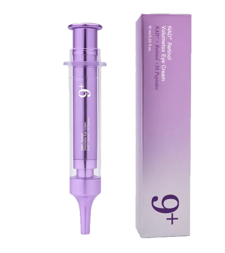 Unisex Anti-Wrinkle NAD+-Retinol Eye Cream Serum with Peptides, Niacinamide, Vitamin C - Dark Circles, Puffiness Treatment, Firming Undereye Solution for Radiance, 0.33 fl oz Skincare Essential