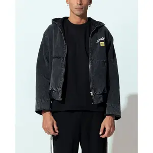 Loiter Workwear Zip Jacket Vintage Black