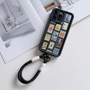 Anti-Drop Soft Case with Hand Strap for iPhone Models, Accessories, High-Quality Protection Design, Ideal Gift Option for Apple Users